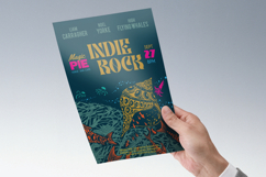 Sea Shell Illustrated Indie Rock Flyer Product Image 3