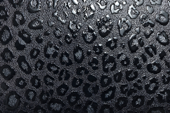 Black Glossy Leopard Texture Luxury Animal Print Pattern Product Image 1