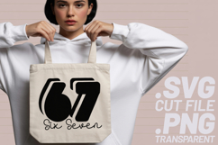 4x Skeleton 67 Six Seven SVG Cut Files Spooky Shirt Design Product Image 3