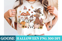 Halloween Goose t-Shirt Design,Halloween Autumn Clipart png Product Image 2