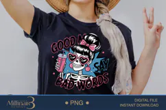 Good Moms Say Bad Words Mother’s Day Png, Product Image 2