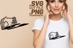 4x Six Seven Skeleton Surf SVG Cut Files Edgy Shirt Design Product Image 3
