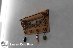 Owl Key Holder Wall Rustic Home Decor for Entryway Mudroom Product Image 2
