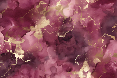 Burgundy Gold Watercolor Abstract Luxury Background Product Image 1
