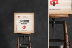 Advertising Wooden Light Box Mockup Product Image 2