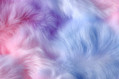 Soft Pastel Fur Texture Background in Pink and Blue Product Image 1