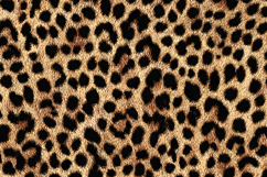Realistic Leopard Fur Pattern Animal Print Background Product Image 1