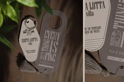 Hotel Door Hanger with Tassel Mockup Product Image 2