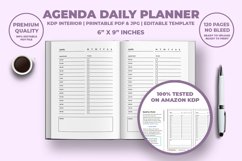 Agenda Daily Planner KDP Interior Product Image 2