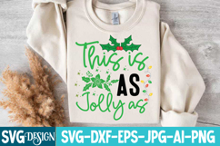 This is As Jolly As SVG Design | Christmas SVG Design Product Image 2