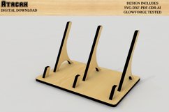 Business card holder Laser Svg cut files Glowforge file 763 Product Image 2
