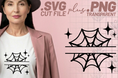 4x Halloween Skeleton Peace Spider Web SVG Cut Files Shirt Product Image 3