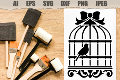 Stencil Bird Cage Product Image 2