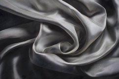 Luxury Silver Satin Fabric Folded Soft Texture Background Product Image 1