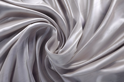 Elegance Silver Metallic Satin Fabric Digital Texture Product Image 1