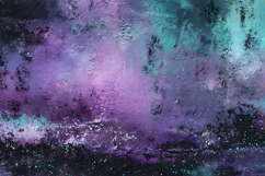 Purple Teal Grunge Abstract Painted Texture Background Product Image 1