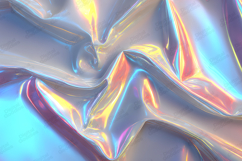 Holographic Iridescent Foil Abstract Shiny Texture Product Image 1
