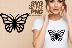 4x Butterfly Designs Symmetrical Solids Winged SVG Cut Files Product Image 3