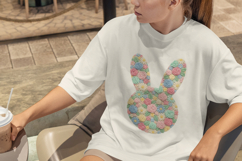 3D Floral Easter Bunny PNG Product Image 2