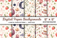Digital Paper Backgrounds JPG Product Image 1