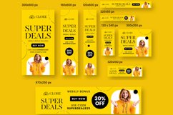 Super Deals Shopping Offer Web Banner Ads Design Product Image 2