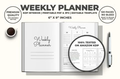 Weekly Planner KDP Interior Product Image 2