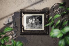 Old Wooden Photo Frame on the Wall Mockup Product Image 2