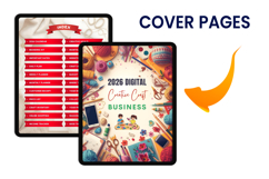 2026 Digital Creative Craft Business Planner Product Image 2