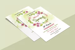 Spring Party / Festival Flyer, Word and Photoshop Template Product Image 2