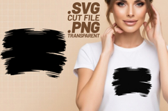 4x Grunge Brush Stroke SVG Distressed Cut Files PNG EPS Product Image 3