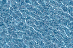 Bright Pastel Abstract Watercolor - Pink Blue Splash Product Image 1