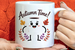 Cute Autumn Season Welcome Clipart PNG Product Image 1