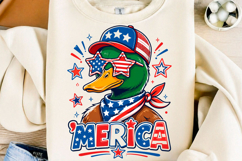 Merica Patriotic Duck PNG Product Image 1