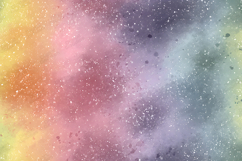 Rainbow Glitter Leopard Print Seamless Digital Paper Product Image 1