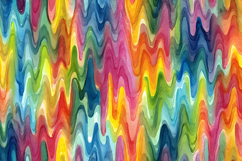 Wavy Rainbow Watercolor Seamless Abstract Texture Product Image 1