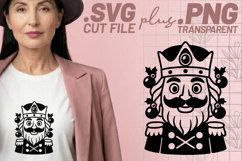 4x Funny Nutcracker Christmas SVG Cut Files Holiday Shirt Product Image 3
