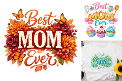 Best Mom Ever PNG Sublimation Designs Product Image 2