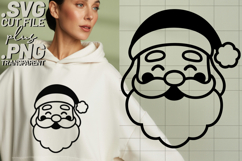 4x Cowboy Santa Christmas SVG Cut Files Western Holiday Shirt Product Image 3