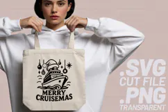 4x Funny Christmas Cruise Forced Family SVG Cut Files Shirt Product Image 3