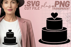 4x Wedding SVG Cake Rings Champagne Cut Files Cricut PNG Product Image 3