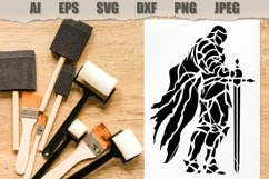 Stencil Knight Warrior Product Image 2