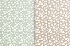 Abstract Seamless Pattern With Flowers and Leaves Product Image 2