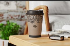 Paper Craft Coffee Cup Mockup Product Image 4
