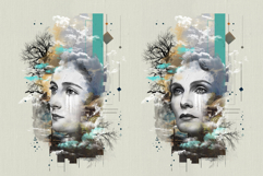 Abstract Portrait Double Exposure Clouds Photo Effect Product Image 8