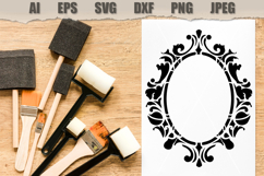 Stencil Vintage Ornate Frame Product Image 2