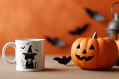 Cute Halloween Black Cat SVG Product Image 2