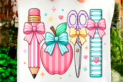 Coquette Teacher School Supplies Design Product Image 1