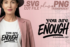 4x Christian His Timing Walk By Faith SVG Cut Files Shirt Product Image 3