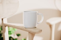 Ceramic Mug on the Chair Arm Mockup Product Image 2