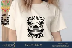 Jamaica Squad Summer Vacation Svg, Family Vacation Png, Fami Product Image 2